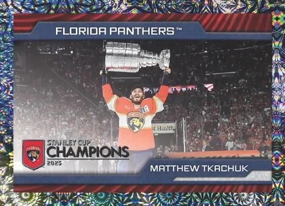 2025-26 Topps NHL Sticker Collection: Complete Set with Panthers & Ove