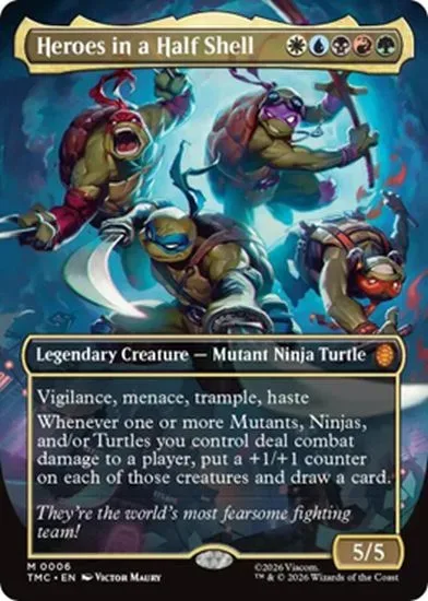 TMNT Turtle Power! Commander Deck Launches March 2026 in Magic: The Ga