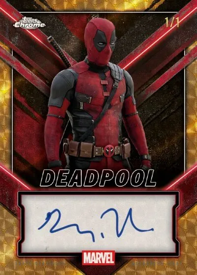 2025 Topps Chrome Deadpool: First Set Featuring MCU & Comic Storylines