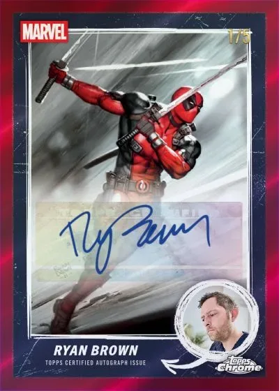 2025 Topps Chrome Deadpool: First Set Featuring MCU & Comic Storylines