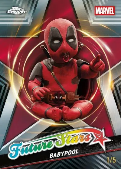 2025 Topps Chrome Deadpool: First Set Featuring MCU & Comic Storylines