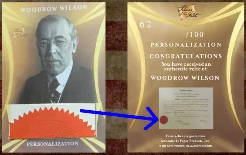 2025 Pieces of the Past Personalization Edition: Unique Historical Rel