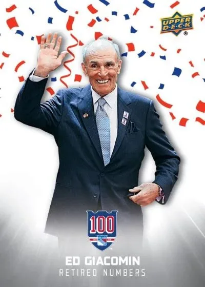 2025-26 Upper Deck New York Rangers Centennial Hockey Card Set Overvie