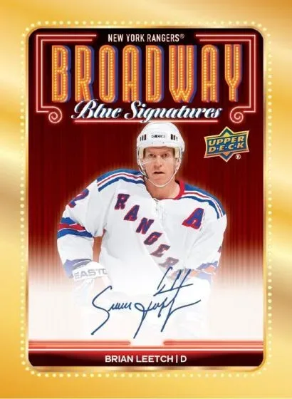 2025-26 Upper Deck New York Rangers Centennial Hockey Card Set Overvie