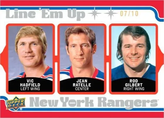 2025-26 Upper Deck New York Rangers Centennial Hockey Card Set Overvie