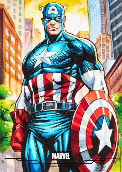 2026 Topps Brooklyn Collection Captain America 85th Anniversary Cards