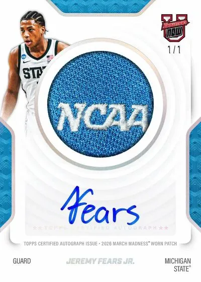 2026 Bowman U Now March Madness Basketball Cards Release Details