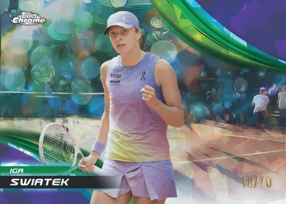 2025 Topps Chrome Sapphire Tennis: Exclusive Sapphire Finish Cards