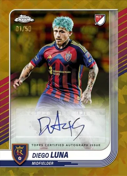 2025 Topps Chrome Sapphire MLS Soccer: Premium Autographs & Parallels