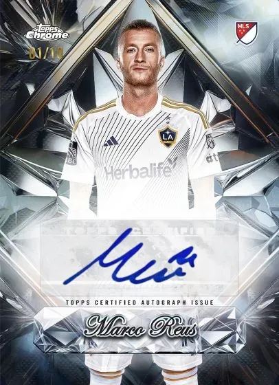 2025 Topps Chrome Sapphire MLS Soccer: Premium Autographs & Parallels