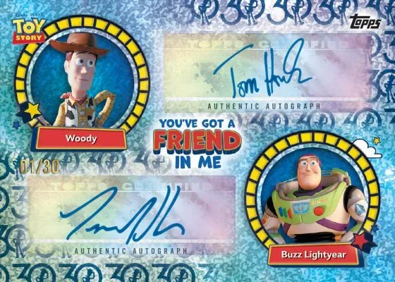 2025 Topps 30 Years of Toy Story Trading Cards Celebrate 30th Annivers