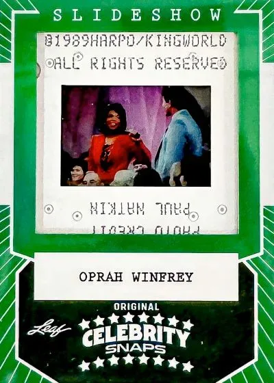 2026 Leaf Slideshow Trading Cards: Acetate Design & Serial Numbered Hi