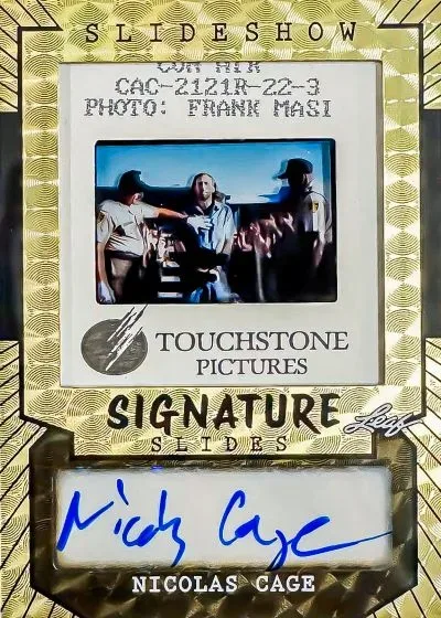 2026 Leaf Slideshow Trading Cards: Acetate Design & Serial Numbered Hi