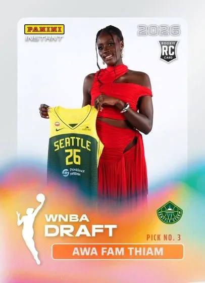 2026 Panini Instant WNBA Draft Night Online-Exclusive Trading Cards