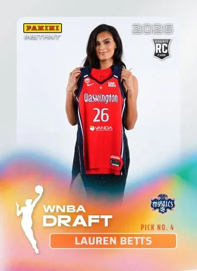 2026 Panini Instant WNBA Draft Night Online-Exclusive Trading Cards