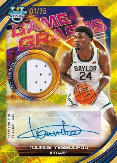 2025-26 Bowman Best University Basketball Cards Featuring Top College