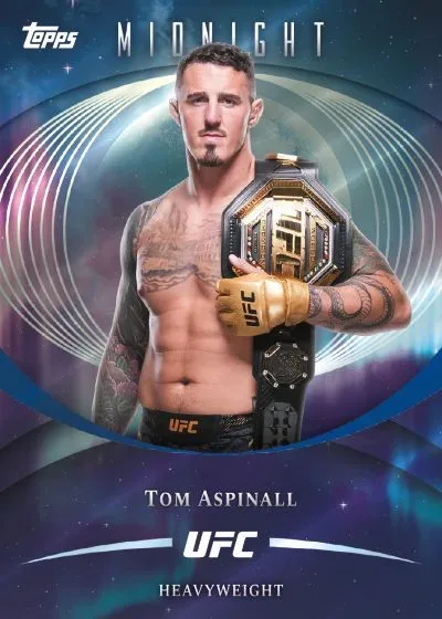 2026 Topps Midnight UFC Hobby-Exclusive Cards with Black Chromium Fini