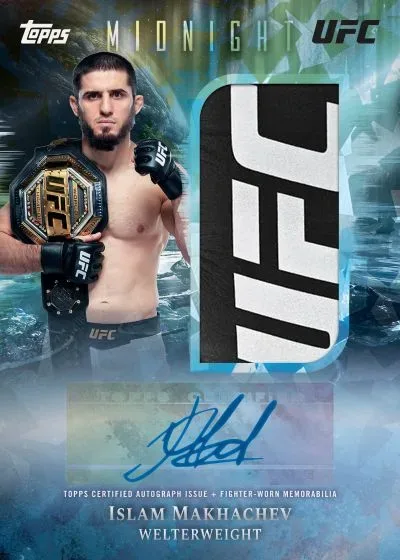 2026 Topps Midnight UFC Hobby-Exclusive Cards with Black Chromium Fini