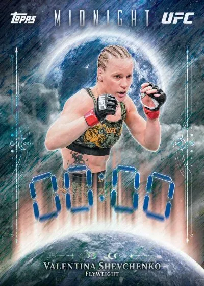 2026 Topps Midnight UFC Hobby-Exclusive Cards with Black Chromium Fini