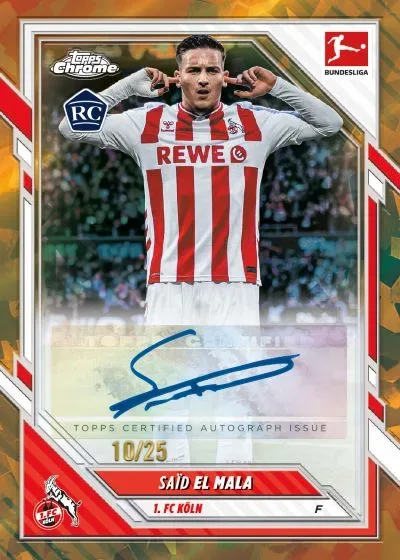 2025-26 Topps Chrome Sapphire Bundesliga: Box, Auto Details
