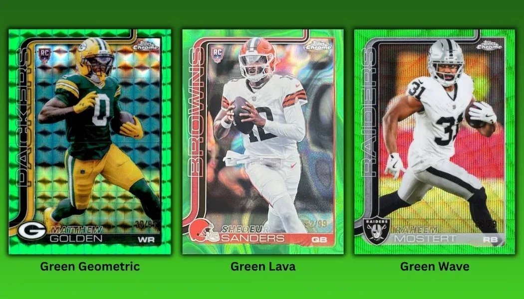 2025 Topps Chrome Football Parallel Guide: Full Checklist