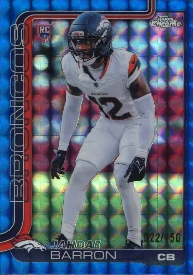 2025 Topps Chrome Football Parallel Guide: Full Checklist