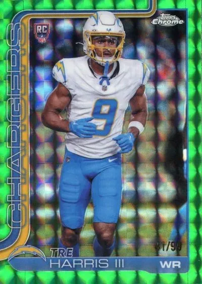 2025 Topps Chrome Football Parallel Guide: Full Checklist