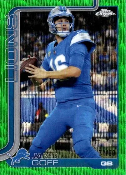 2025 Topps Chrome Football Parallel Guide: Full Checklist