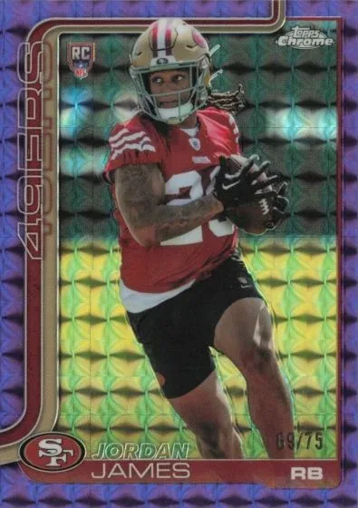 2025 Topps Chrome Football Parallel Guide: Full Checklist
