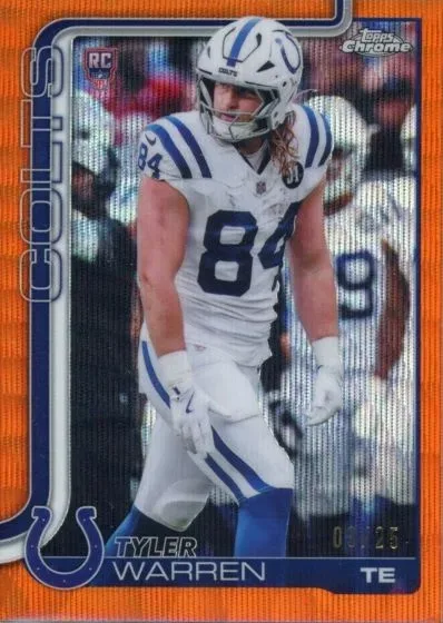 2025 Topps Chrome Football Parallel Guide: Full Checklist