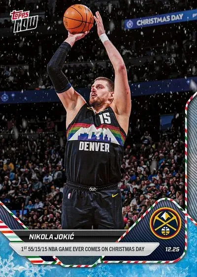 2025-26 Topps Now Basketball Debuts With NBA Real-Time Cards
