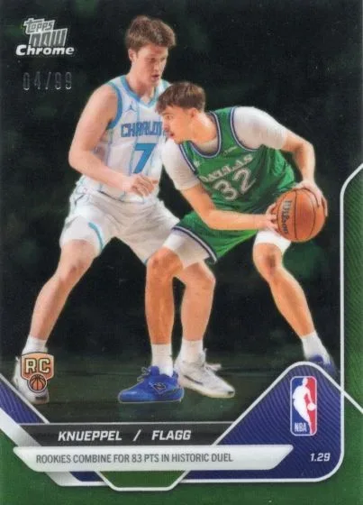 2025-26 Topps Now Basketball Debuts With NBA Real-Time Cards