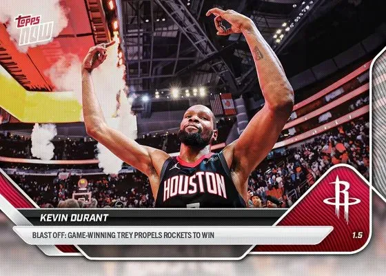 2025-26 Topps Now Basketball Debuts With NBA Real-Time Cards