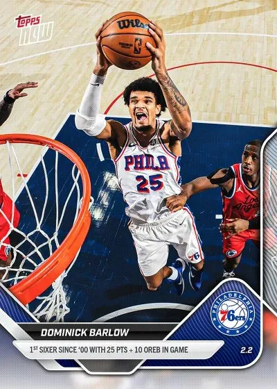 2025-26 Topps Now Basketball Debuts With NBA Real-Time Cards
