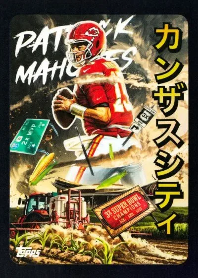 2025 Topps Chrome Football Kaiju Inserts Fuel Monster Chase