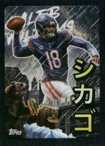 2025 Topps Chrome Football Kaiju Inserts Fuel Monster Chase