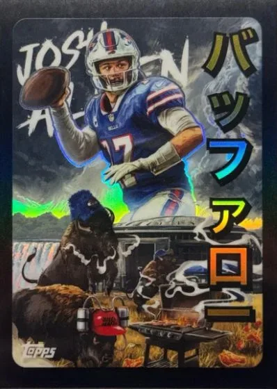 2025 Topps Chrome Football Kaiju Inserts Fuel Monster Chase