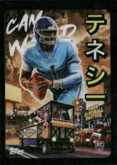 2025 Topps Chrome Football Kaiju Inserts Fuel Monster Chase