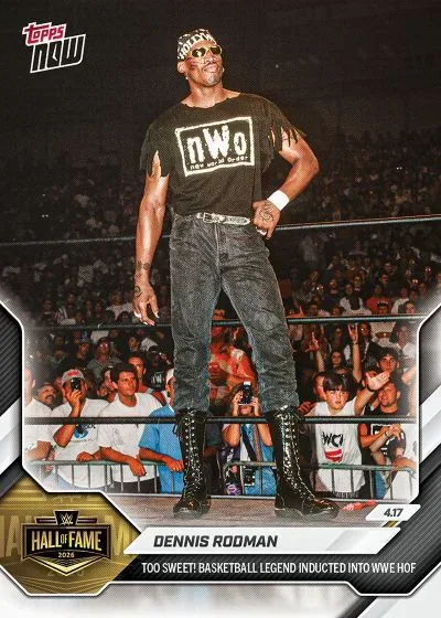2026 Topps Now WWE Hall of Fame Set Debuts Six-Card Checklist