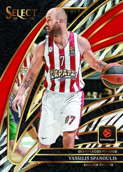 2025-26 Panini Select EuroLeague Basketball Debuts May 20