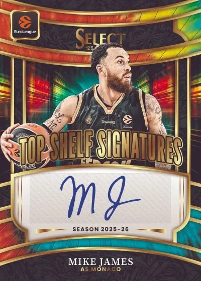 2025-26 Panini Select EuroLeague Basketball Debuts May 20