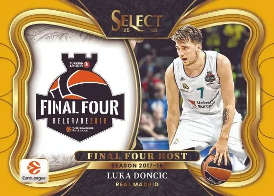 2025-26 Panini Select EuroLeague Basketball Debuts May 20