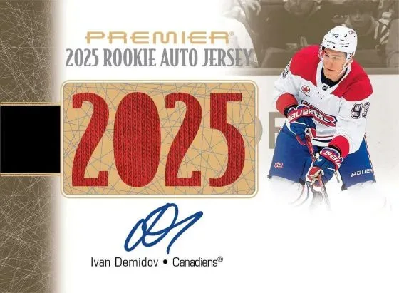 2025-26 Upper Deck Premier Hockey Checklist, Hits & Details