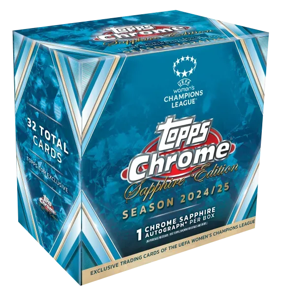 2024-25 Topps Chrome Sapphire UEFA Women’s Champions League Cards