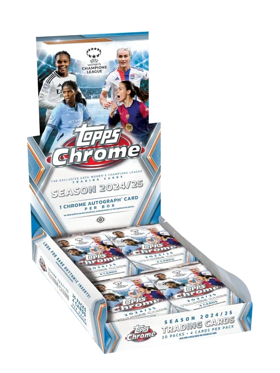 2024-25 Topps Chrome UEFA Women’s Champions League Soccer Cards