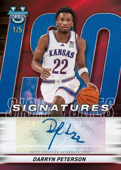 2025-26 Bowman Best University Basketball Cards Featuring Top College