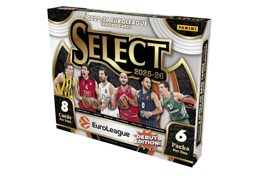 2025-26 Panini Select EuroLeague Basketball Debuts May 20