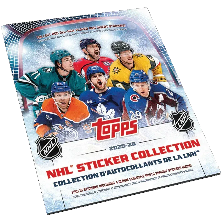 2025-26 Topps NHL Sticker Collection: Complete Set with Panthers & Ove