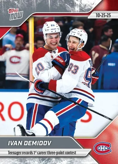 2025-26 Topps Now Hockey: Real-Time NHL Cards & Limited Runs