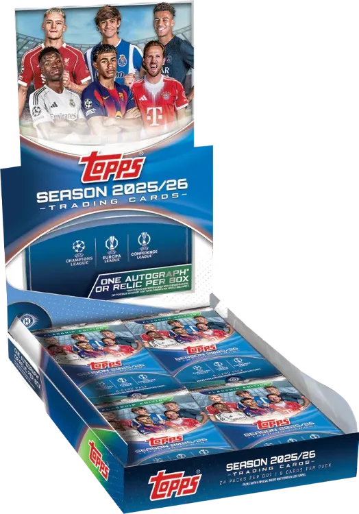 2025-26 Topps UEFA Club Competitions Soccer Cards Release Details